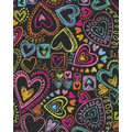 Gift Wrap (24"x100') HEART DOODLE